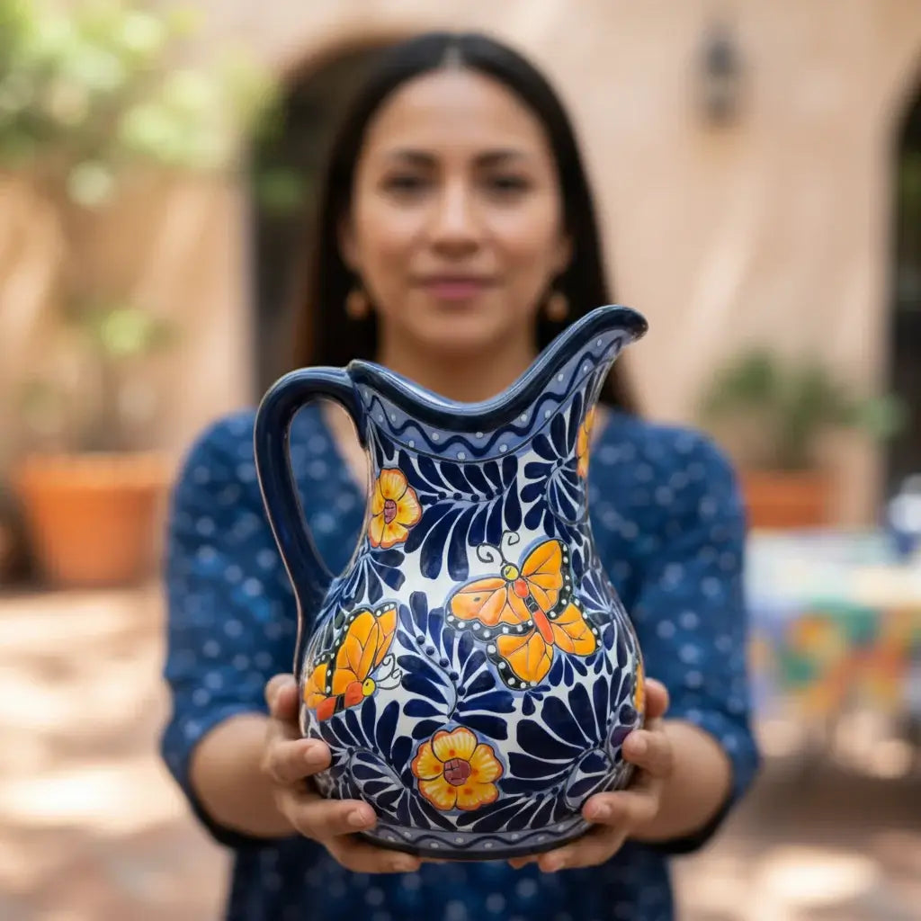 Talavera Monarch Pitcher Set