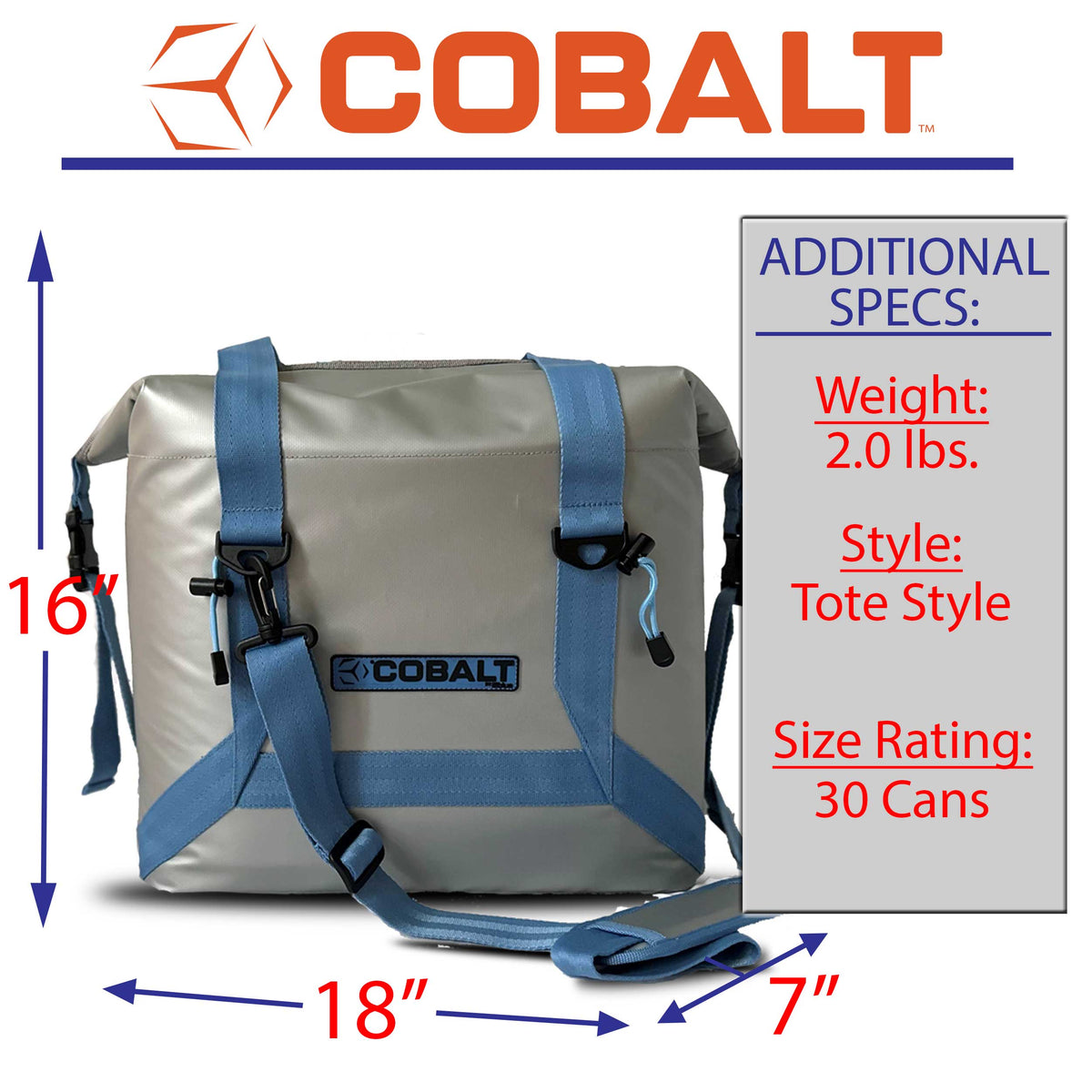 Cobalt Soft-Sided Cooler Tote