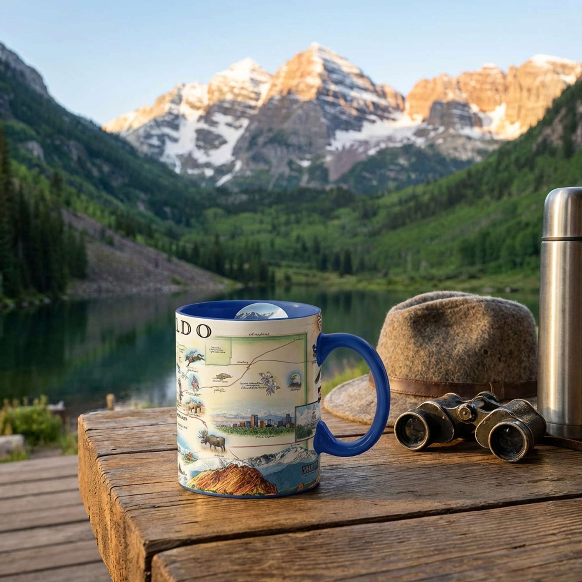 Colorado State Map Ceramic Mug