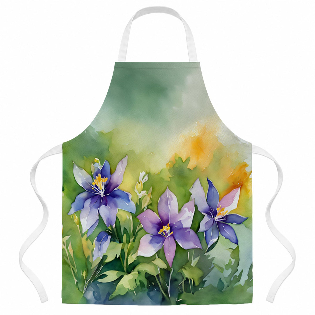 Colorado Columbine Apron
