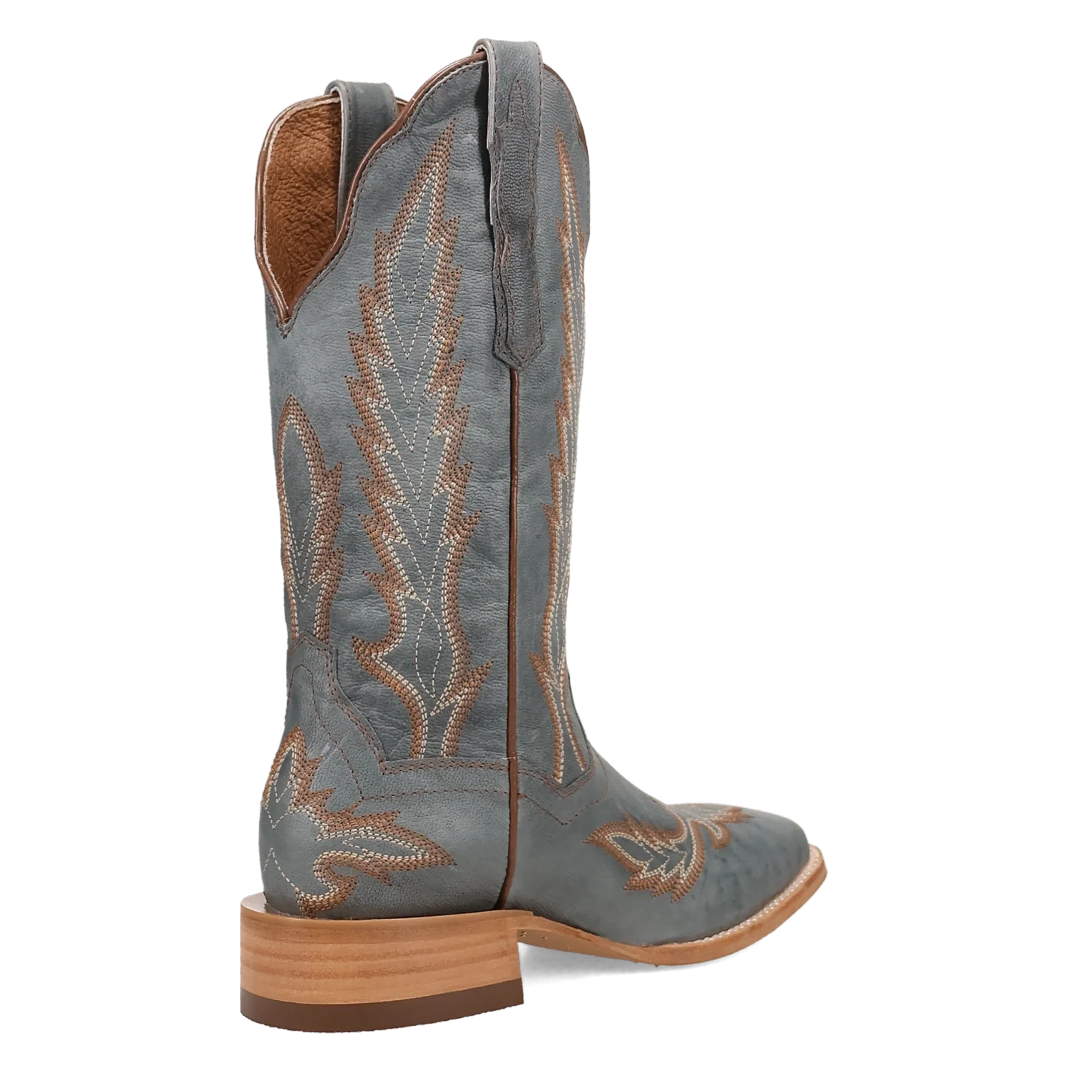 Women's Feather Embroidery Cowgirl Boots