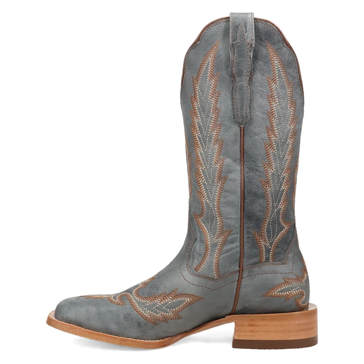 Women's Feather Embroidery Cowgirl Boots