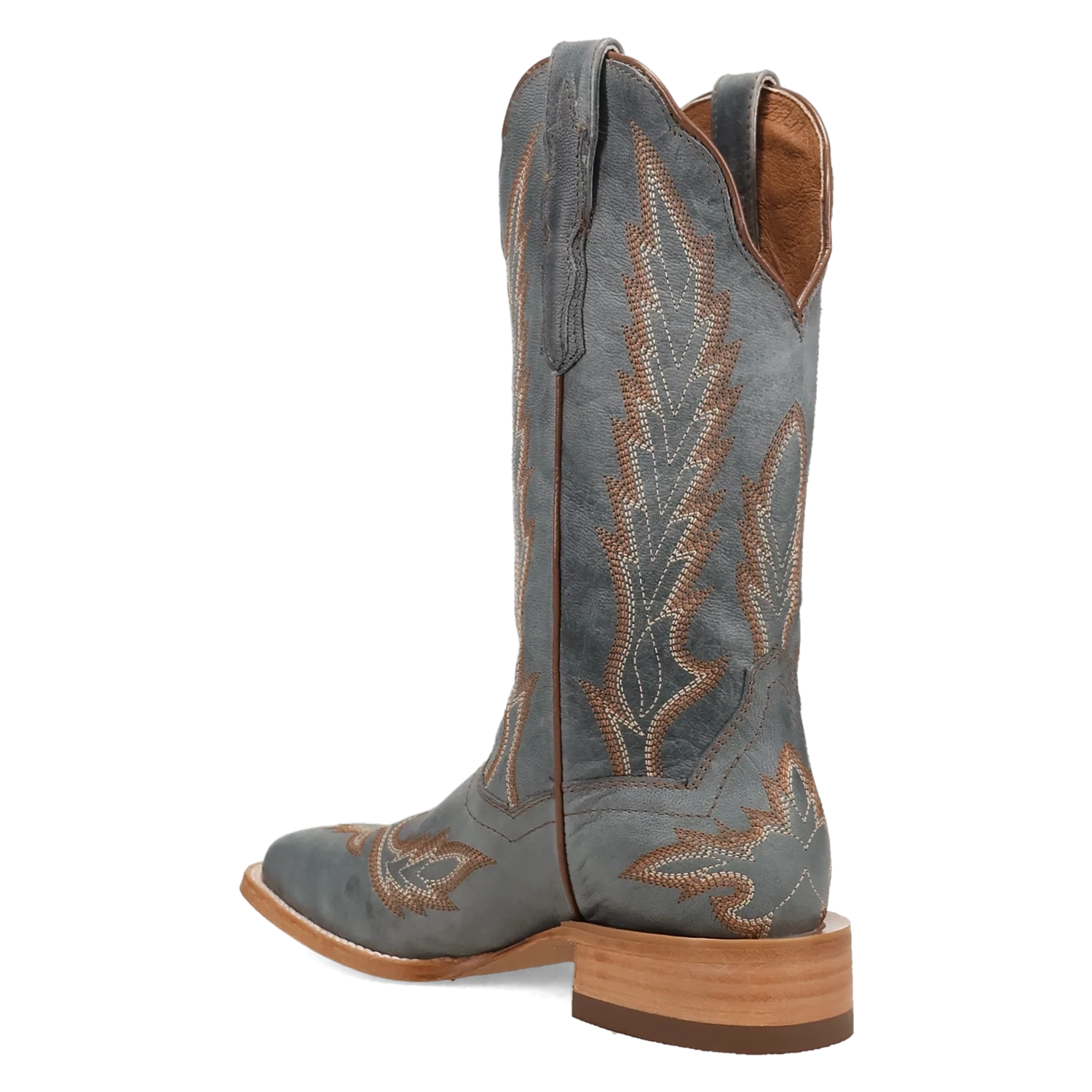 Women's Feather Embroidery Cowgirl Boots