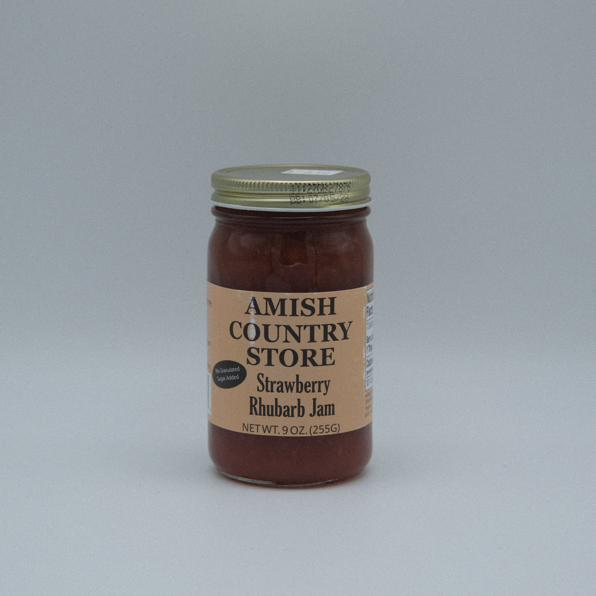 Strawberry Rhubarb Jam | No Sugar Added, 8 oz