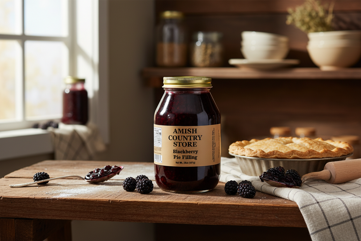 Amish Country Store Blackberry Pie Filling | 32 oz