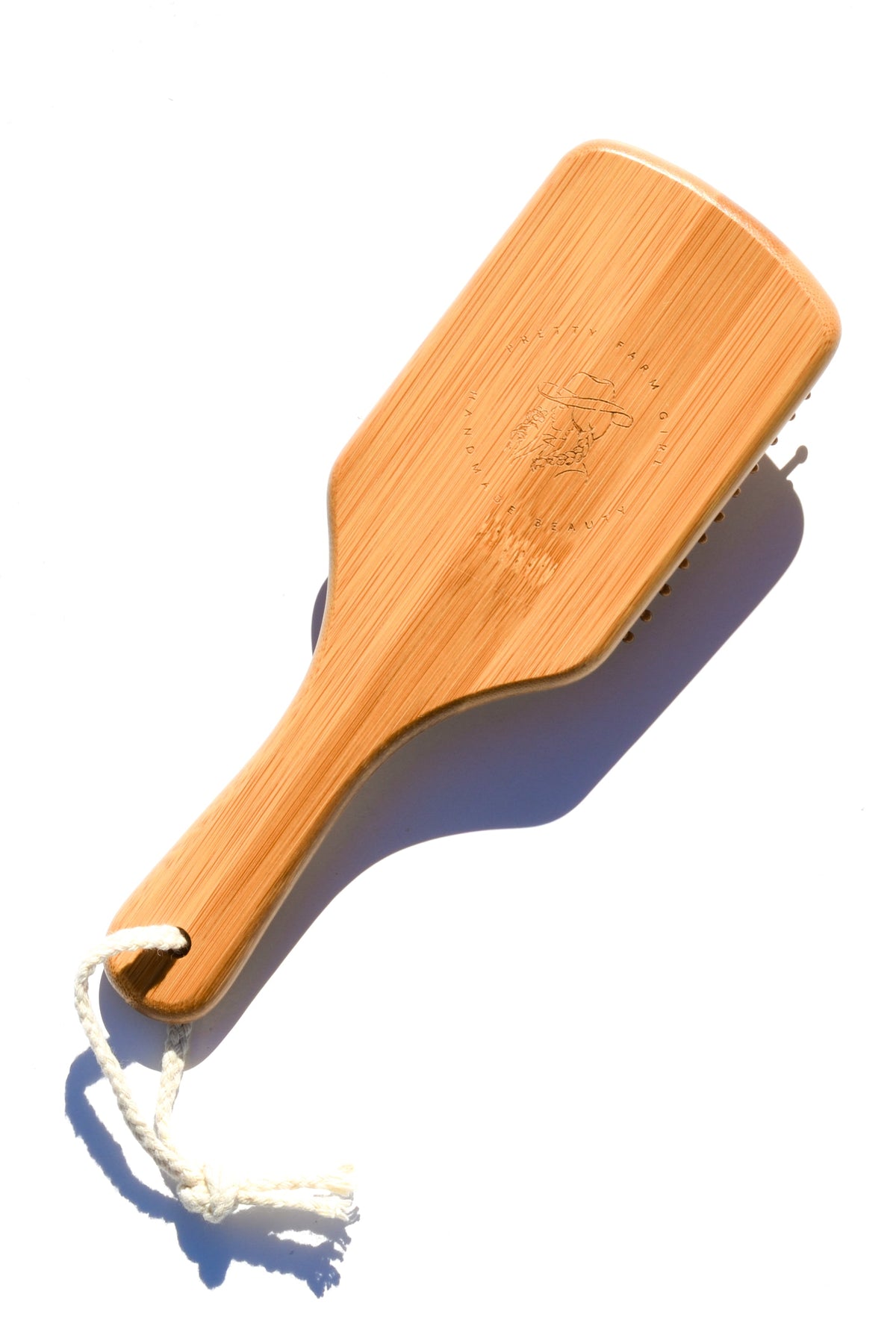 Bamboo Paddle Hair Brush | Bamboo Bristles, 9 in