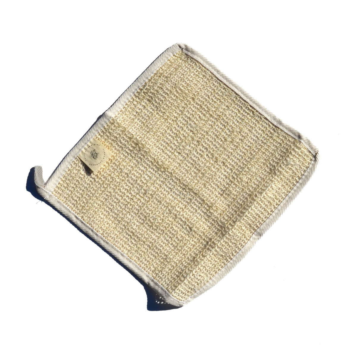 Natural Sisal Exfoliating Washcloth | 10 × 10 in