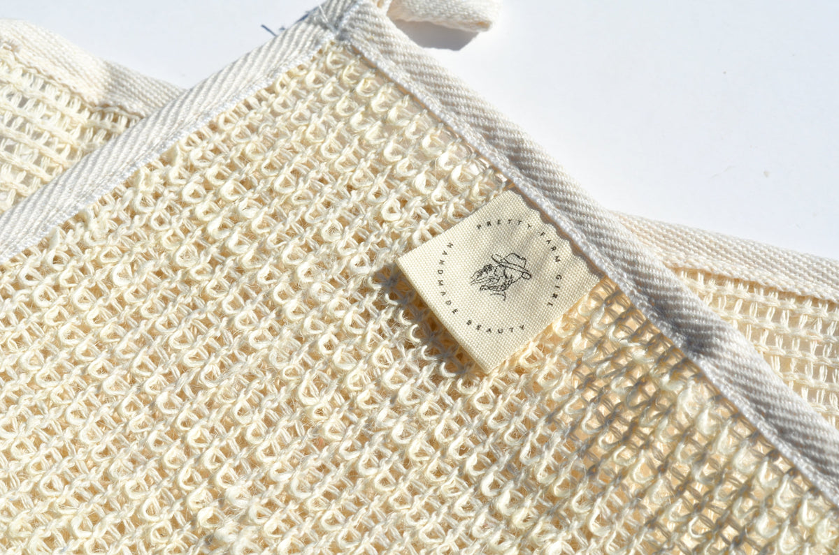 Natural Sisal Exfoliating Washcloth | 10 × 10 in
