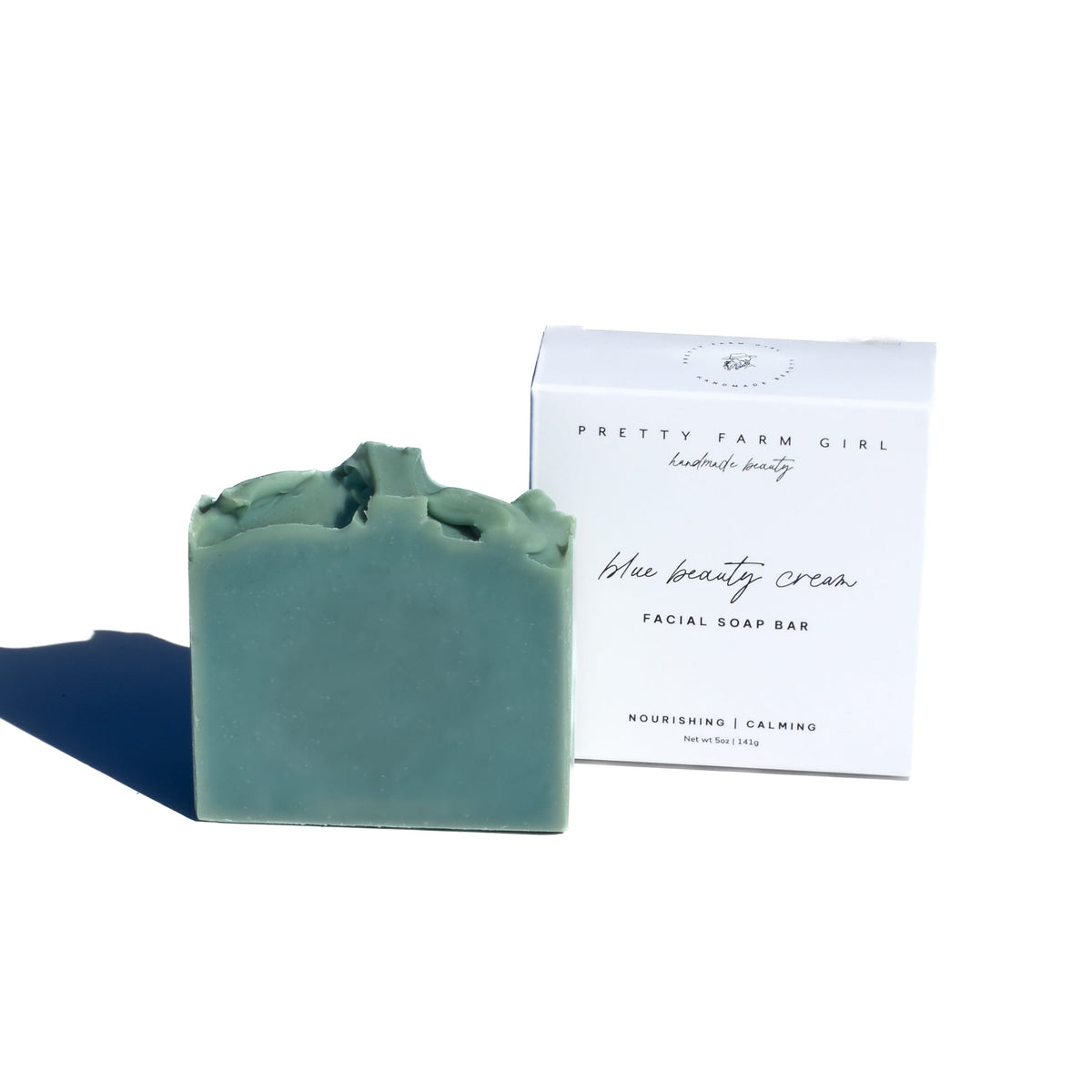 Blue Beauty Cream Facial Soap Bar | Tallow & Goat Milk, 5 oz