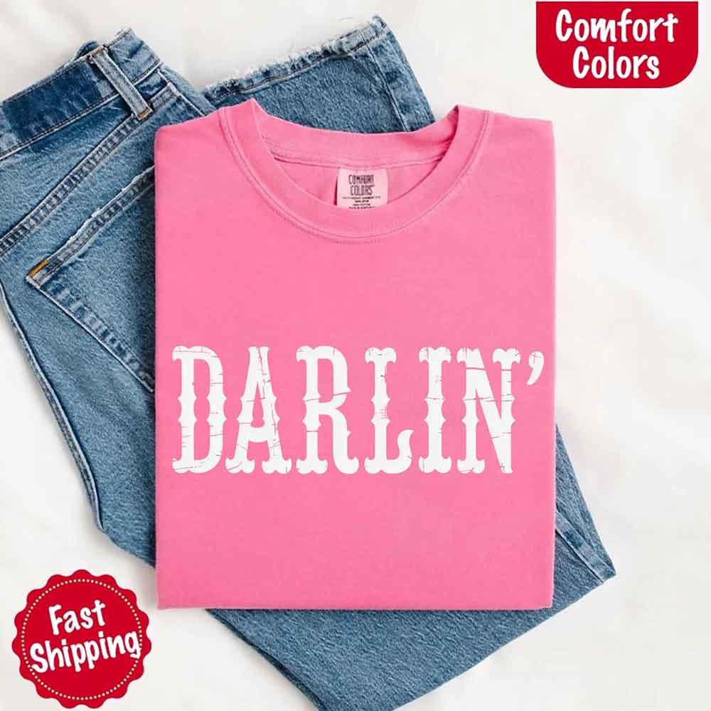 Darlin’ Comfort Colors Western Graphic Tee