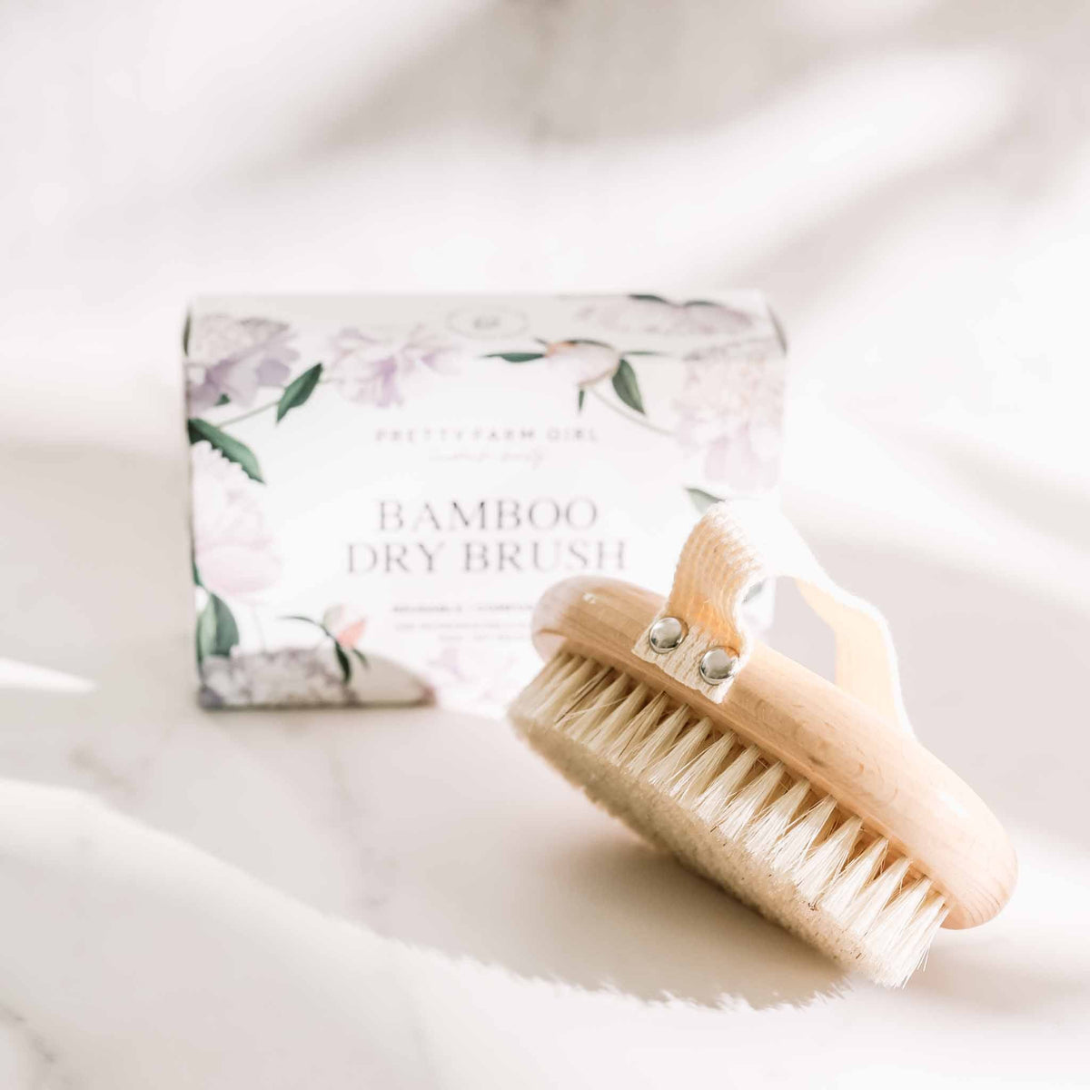 Dry Body Brush | Natural-Fiber Exfoliating Bath Brush