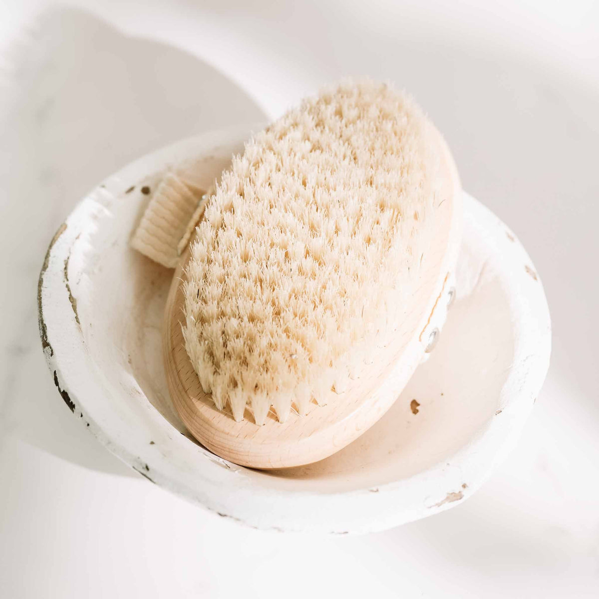 Dry Body Brush | Natural-Fiber Exfoliating Bath Brush