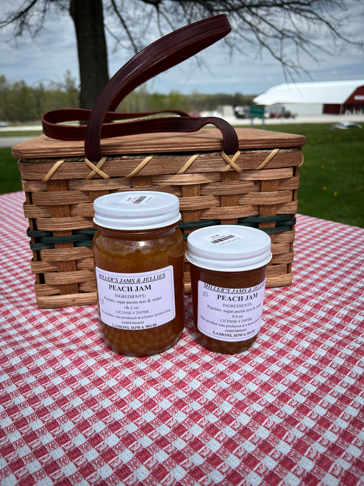 Miller’s Amish-Made Peach Jam | 9.4 or 18 oz