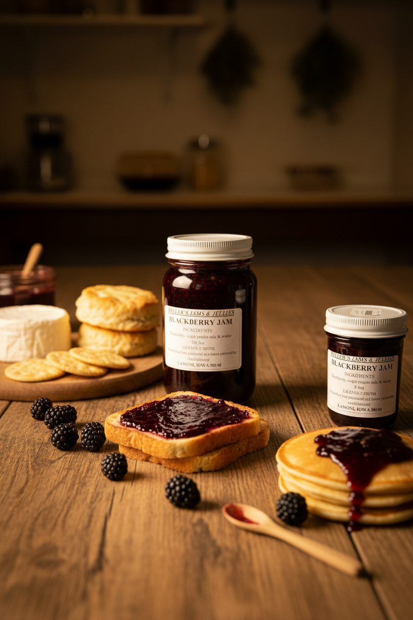 Miller’s Amish-Made Blackberry Jam | 9.4 oz or 18 oz