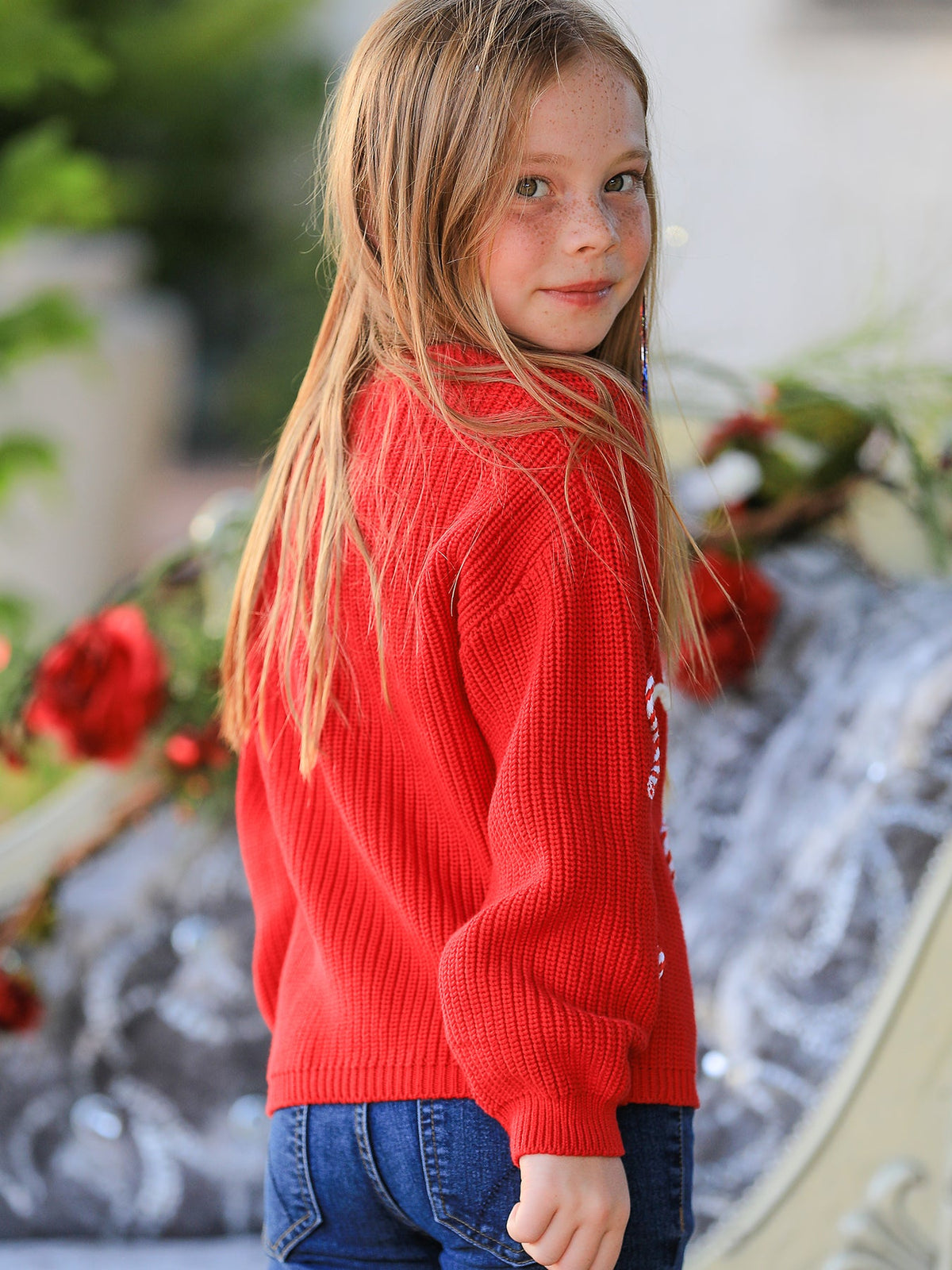 Mom & Me Red Merry Christmas Pullover Sweaters | Kids & Adults