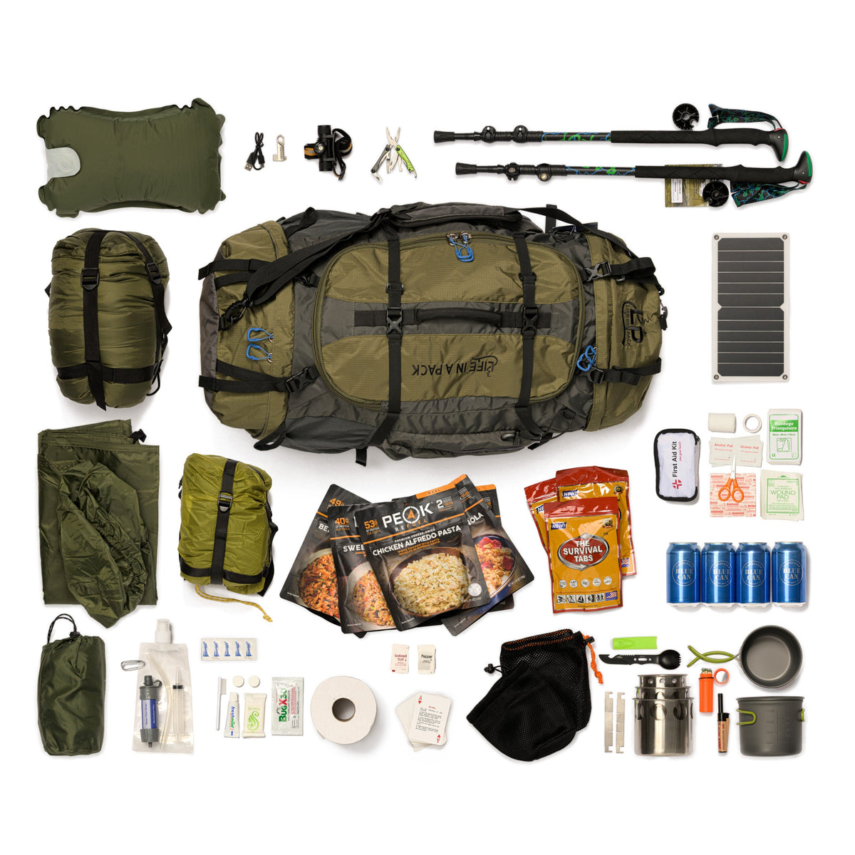 LifePack Backpacking & Survival Kit
