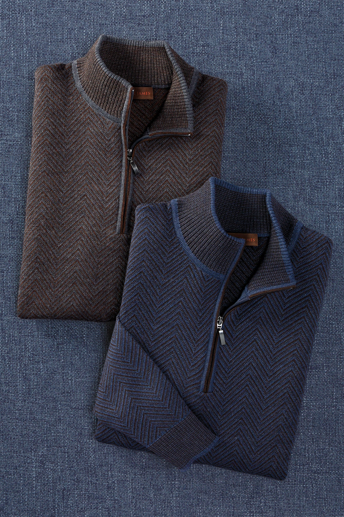 Herringbone Quarter-Zip