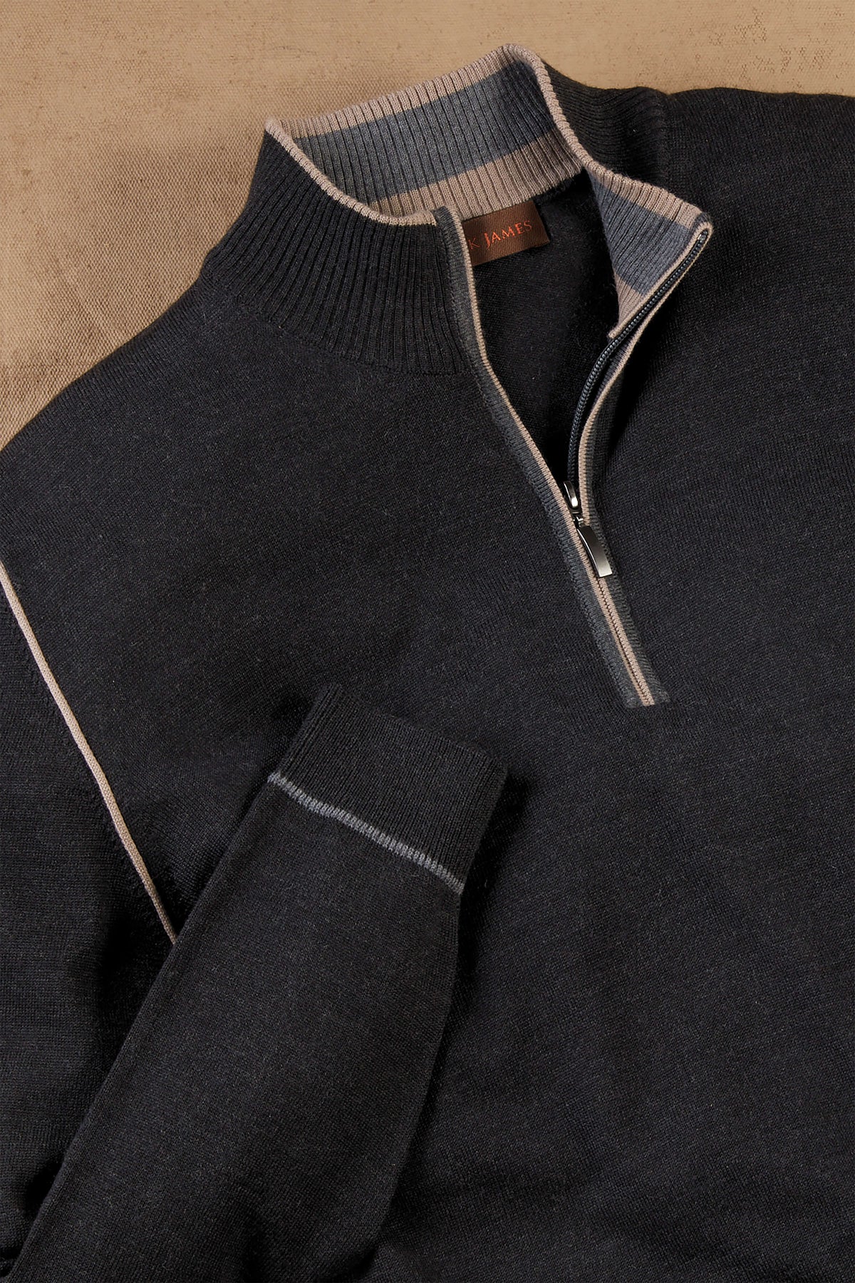 Piping Trim Quarter-Zip