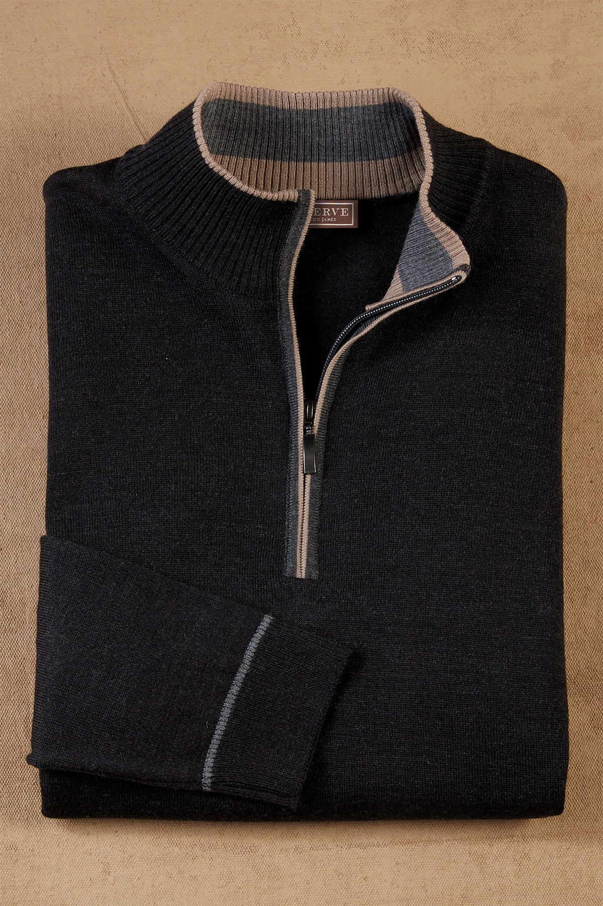 Piping Trim Quarter-Zip