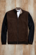 Patrick James Trim Zip Cardigan