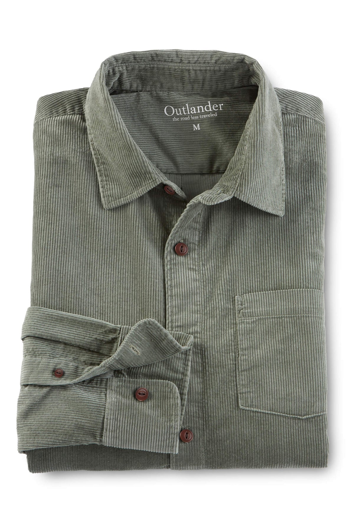 Outlander Long Sleeve Bay Shore Cord Shirt