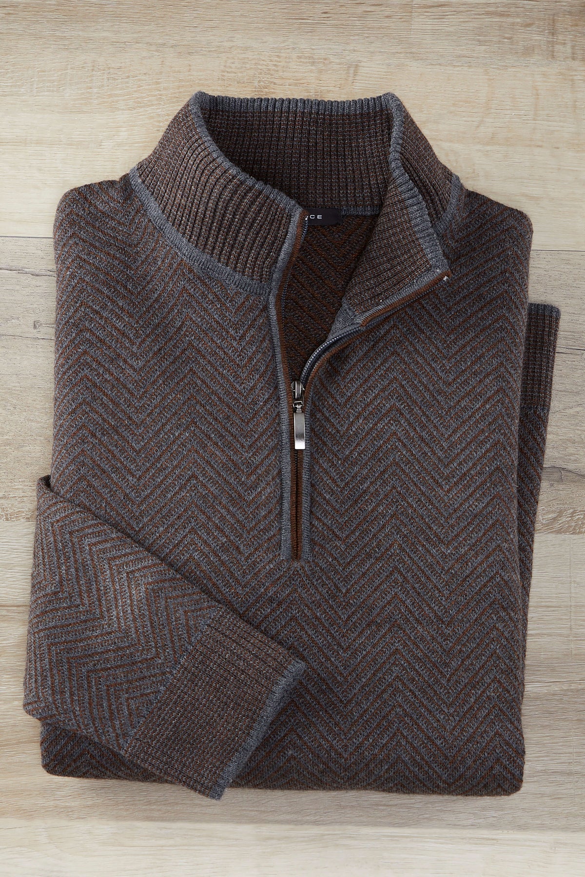Herringbone Quarter-Zip