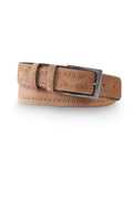 Perforated Suede Calfskin Belt