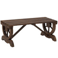 Rustic Fir Wood Garden Bench