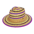 Women's Glaring Multicolor Straw Fedora