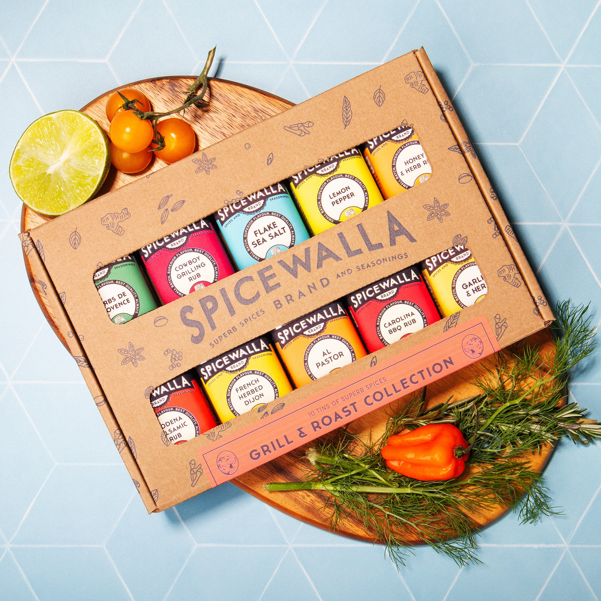 Spicewalla Grill & Roast Seasoning Collection – 10 Pack