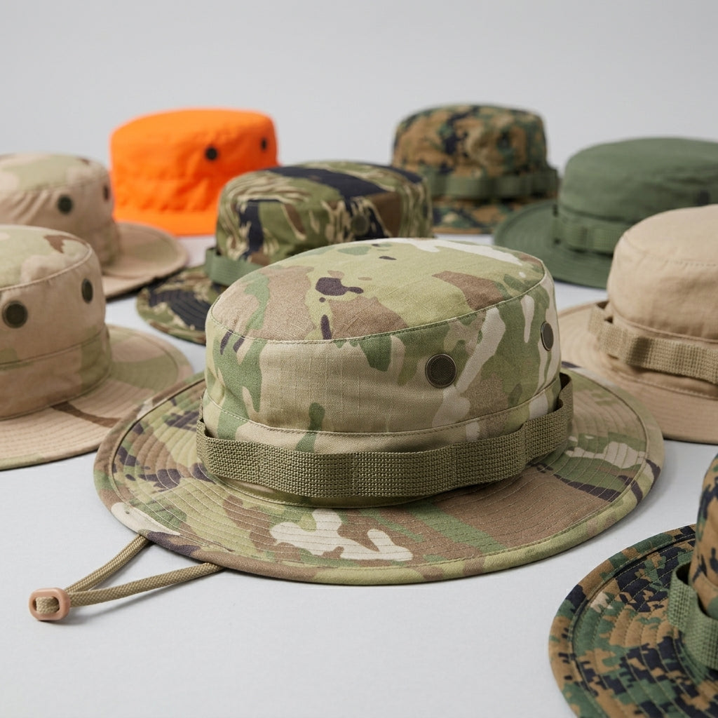 Military Boonie Sun Hat | Cotton Nylon Blend | McGuire Gear