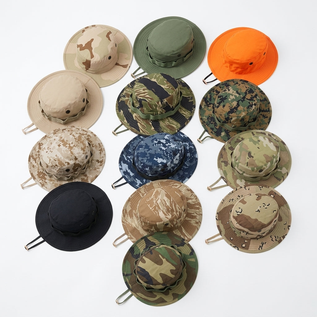 Military Boonie Sun Hat | Cotton Nylon Blend | McGuire Gear