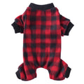 Cozy Cabin Buffalo Check Dog Sweater