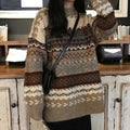 Vintage Striped Knit Sweater
