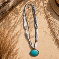 Turquoise Bandana Necklace