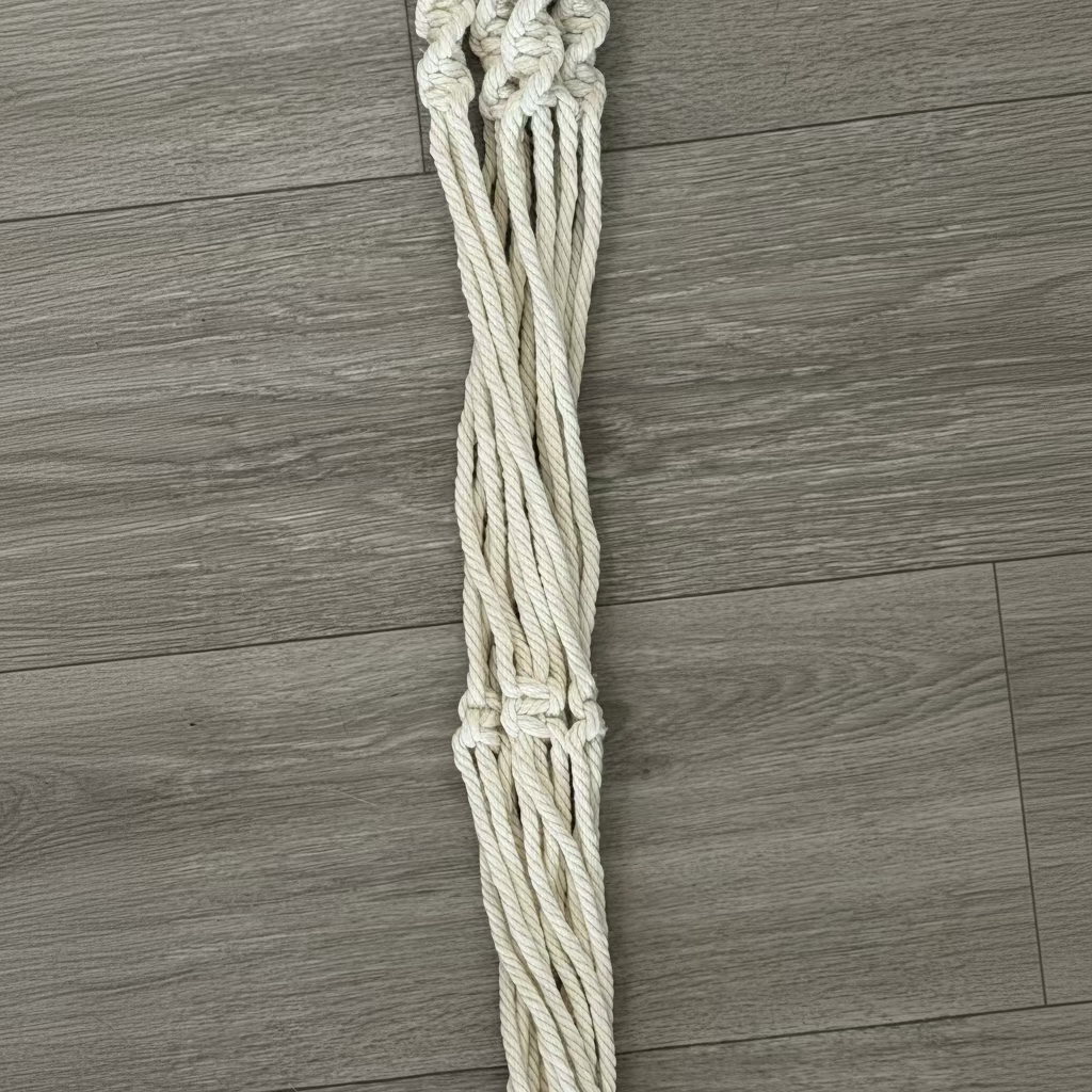 Handmade Spiral Macramé Plant Hanger