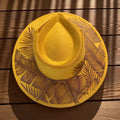 High Definition- Burned Wide Brim Fedora Series