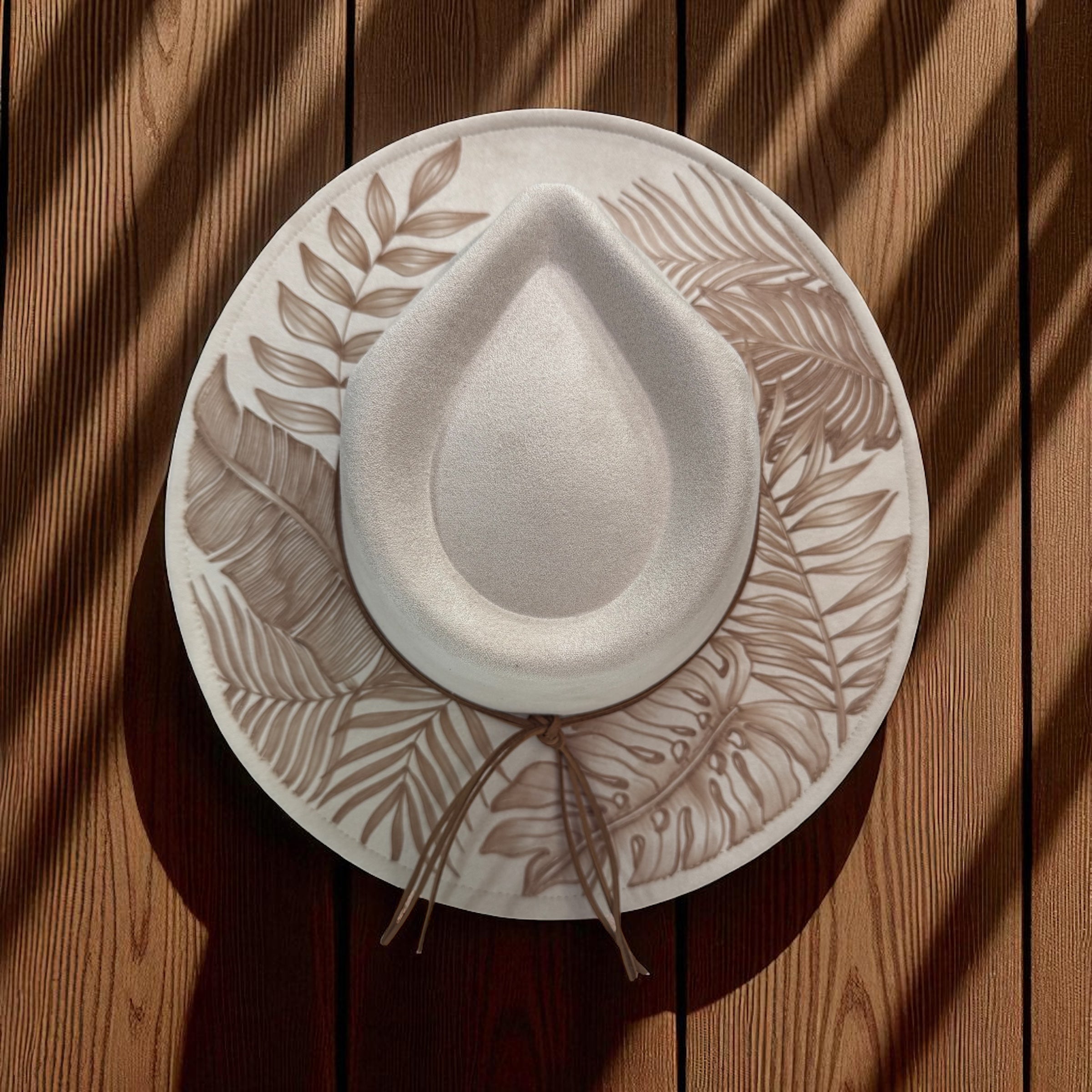 High Definition- Burned Wide Brim Fedora Series