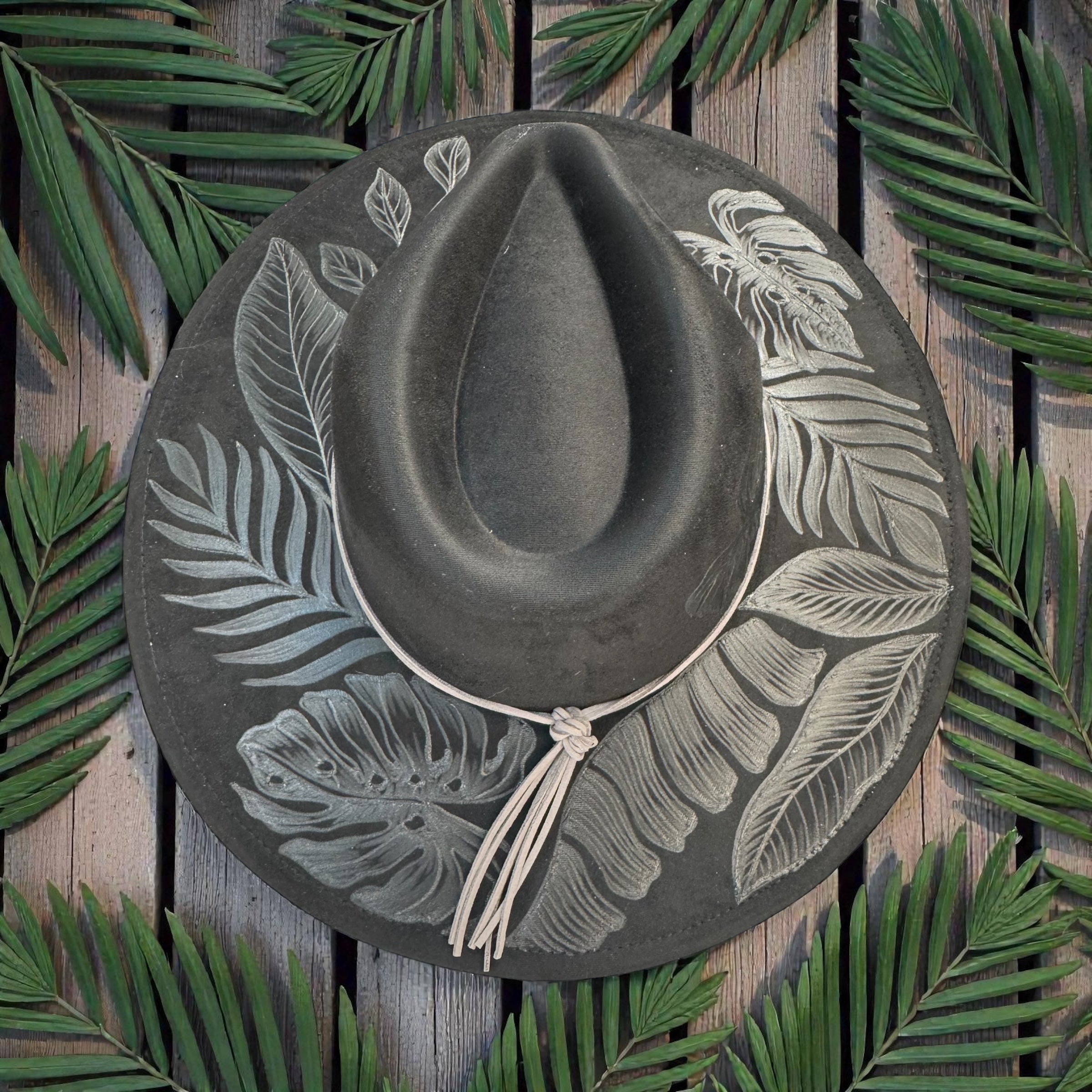 High Definition- Burned Wide Brim Fedora Series