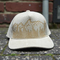 Grand Tetons - Burned Premium Suede Snapback