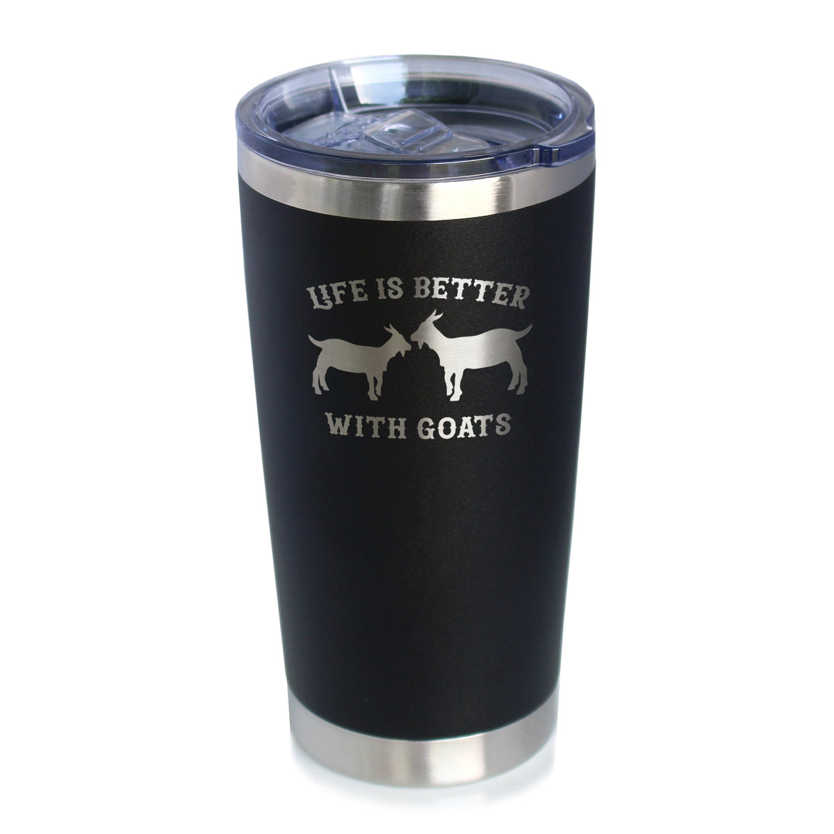 Life Is Better with Goats Insulated Coffee Tumbler – 20 oz