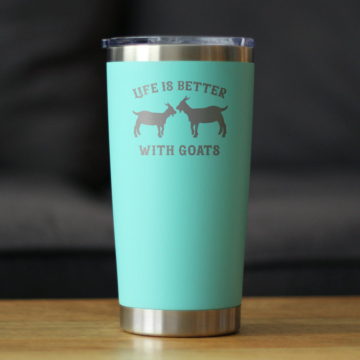 Life Is Better with Goats Insulated Coffee Tumbler – 20 oz