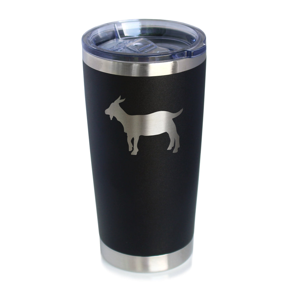 Goat Silhouette Insulated Coffee Tumbler – 20 oz