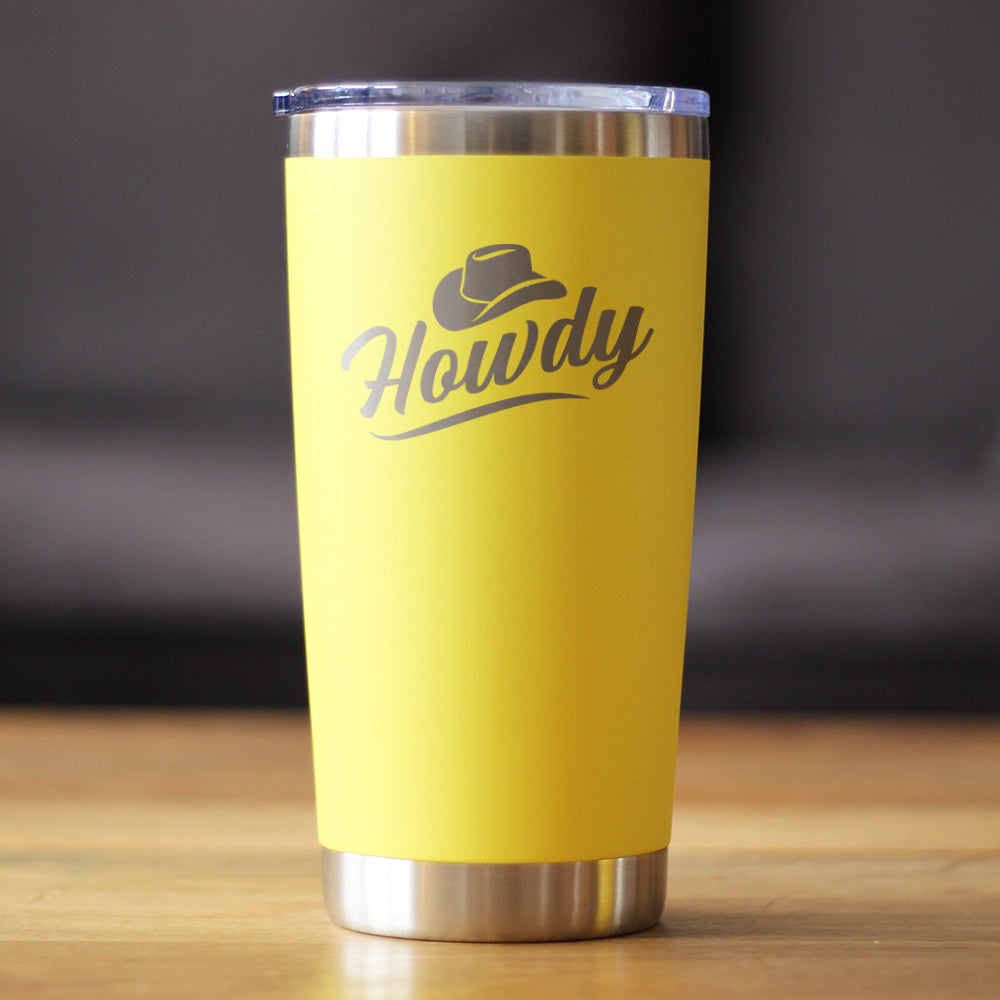 Howdy Insulated Coffee Tumbler – 20 oz