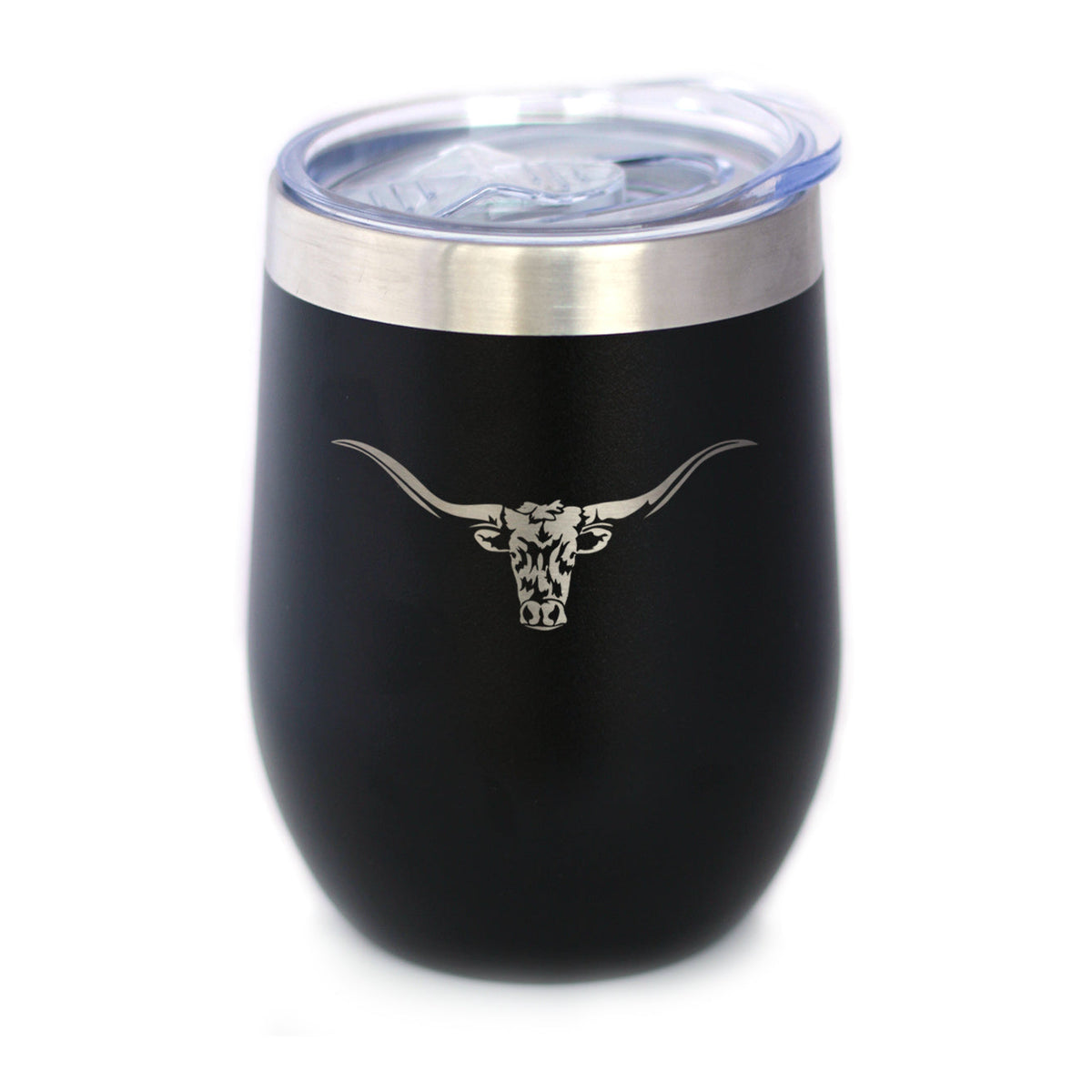 Longhorn Insulated Wine Tumbler – 12 oz