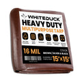 15 × 15 ft Heavy-Duty Poly Tarp | White Duck Outdoors