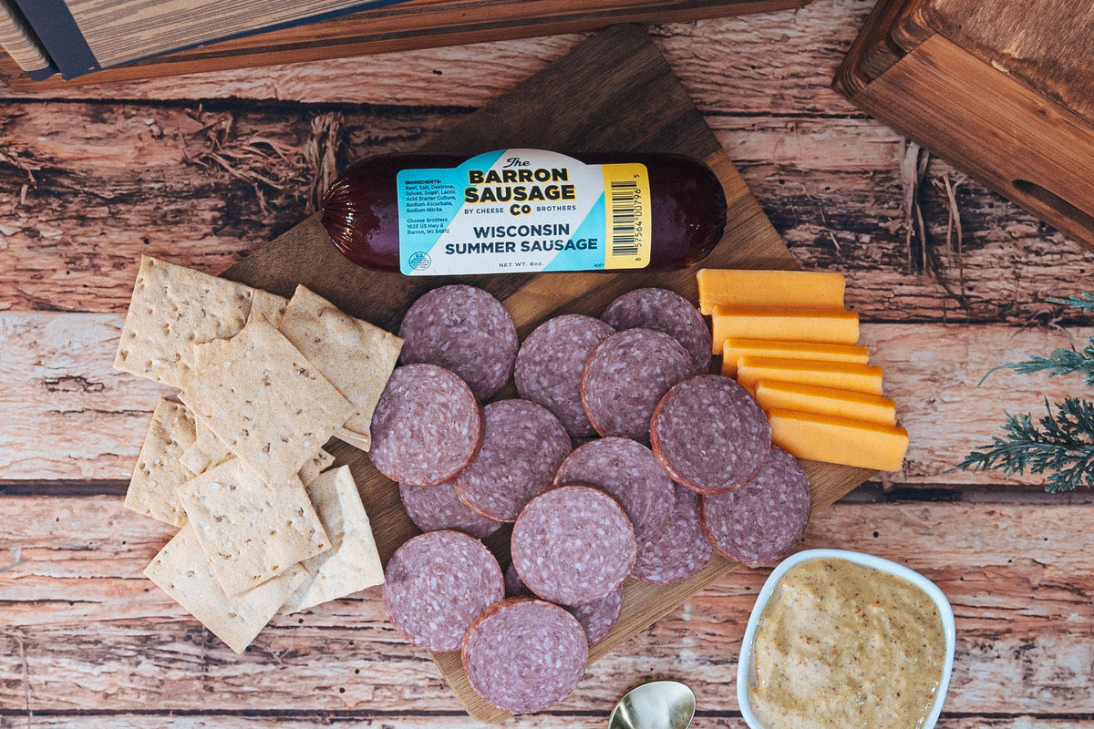 Cheese Brothers Char-CURD-erie Box – Cheese Curds & Sausage