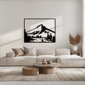 Mountain Fly Fishing Metal Wall Art