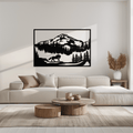 Mountain Horse Metal Wall Art