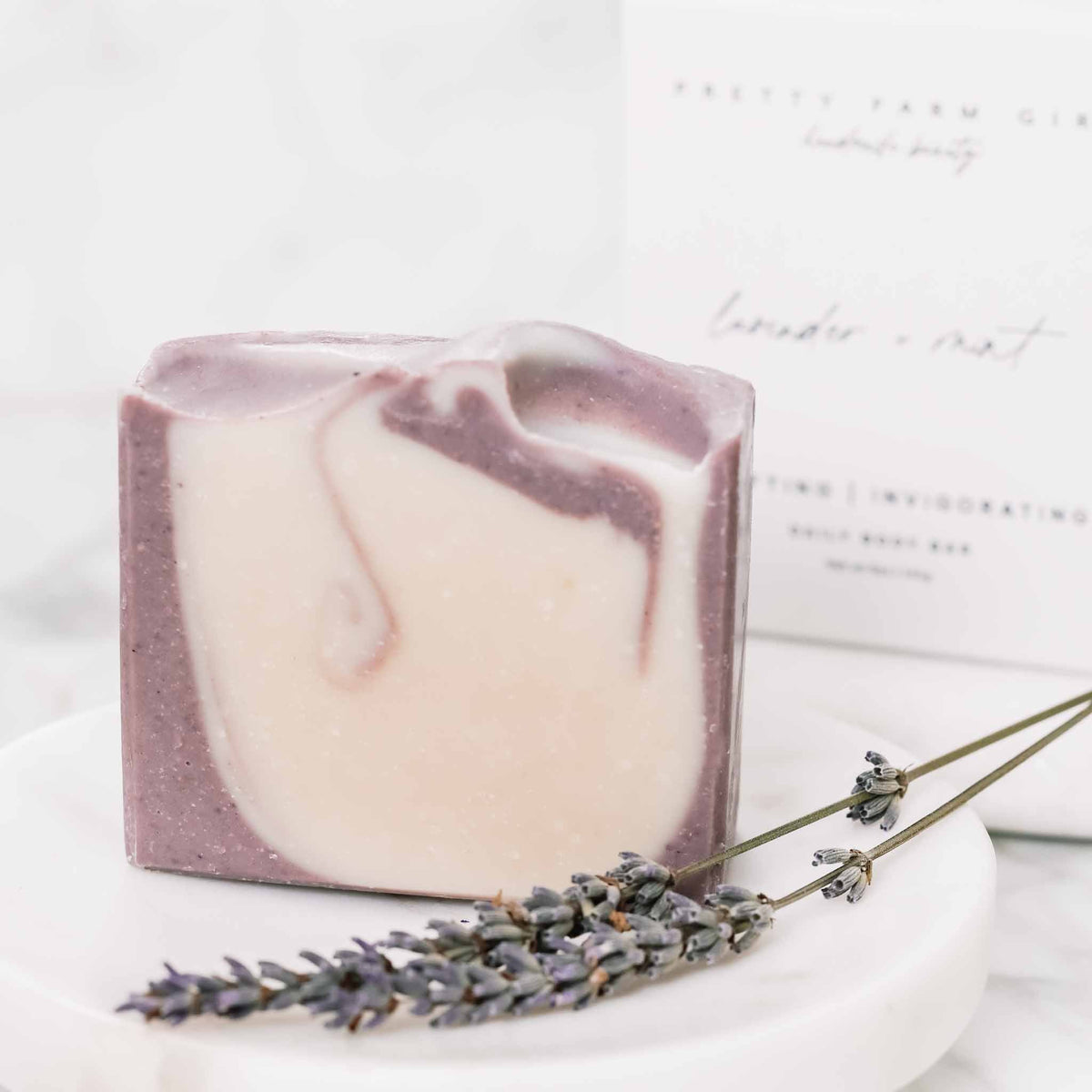 Lavender + Mint Handmade Tallow & Goat Milk Soap | 4.5 oz